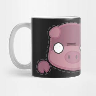 Scared Pleasantly Plump Piggy Mug